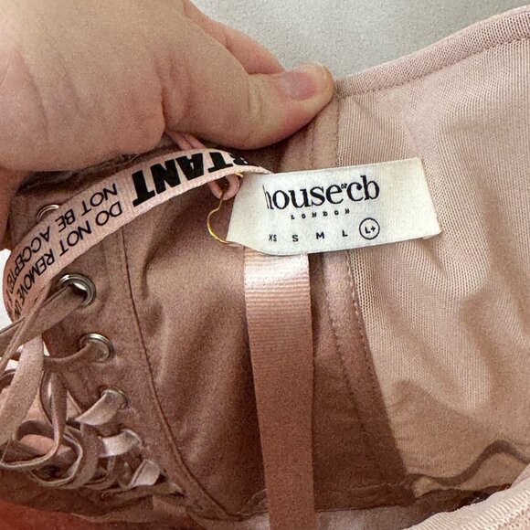 House of CB Darling French Rose Tulle Midi Dress (L+ reg cups) - Picture 7 of 8